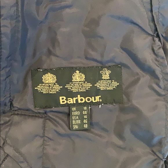 Barbour Quilted Jacket in Dark Navy - Picture 5 of 8